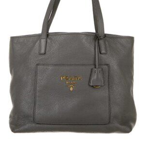 PRADA Soft Gray Medium Tote